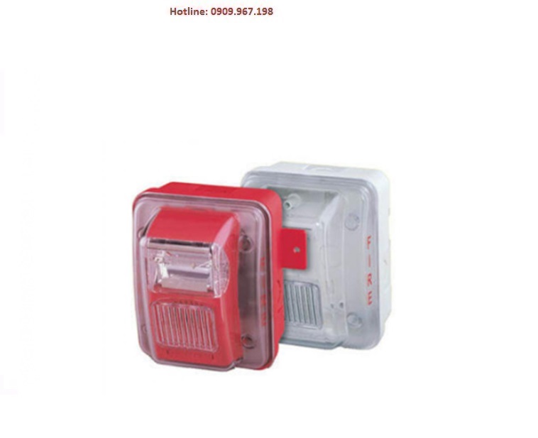 Còi đèn chớp kết hợp báo cháy chịu nước Hochiki WHEC24-75WR