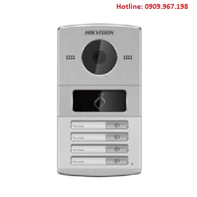 Nút bấm chuông cửa IP 4 cổng cho villa Hikvision HIK-IP8004IM