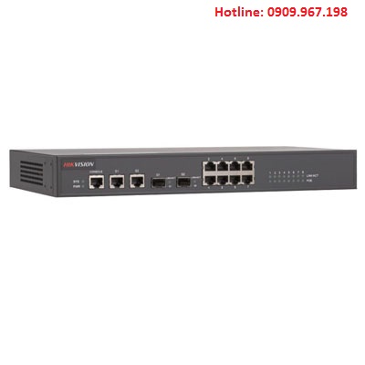 Switch PoE 8 cổng 100M Ethernet Hikvision DS-3D2208P