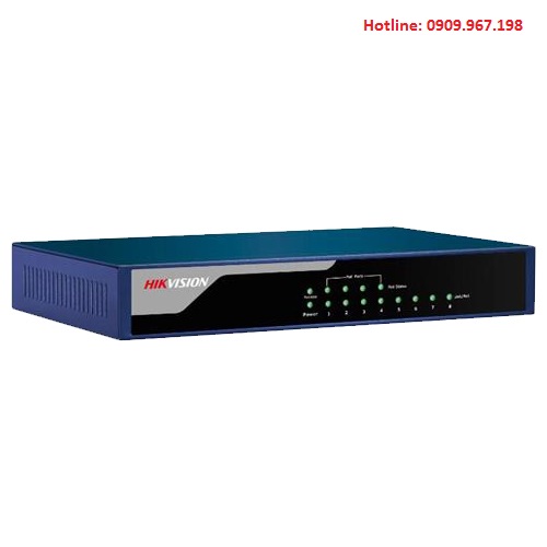 Switch PoE 8 cổng Hikvision DS-3E0108P-E
