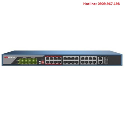 Switch PoE lớp 2, 24 cổng 100M Hikvision DS-3E0326P-E
